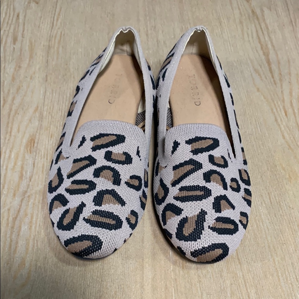Leopard Stretch Knit Loafer (WW) TORRID